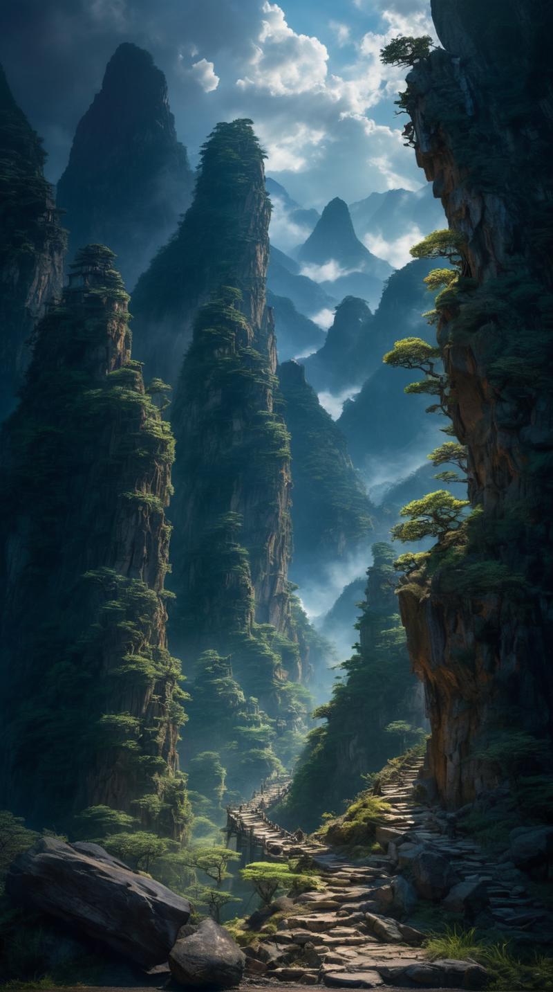 00455-1589143222-On the eighth layer of heaven,Shi Hao saw a stream of light,splitting open the mountain range. He then saw a city in front of hi.png